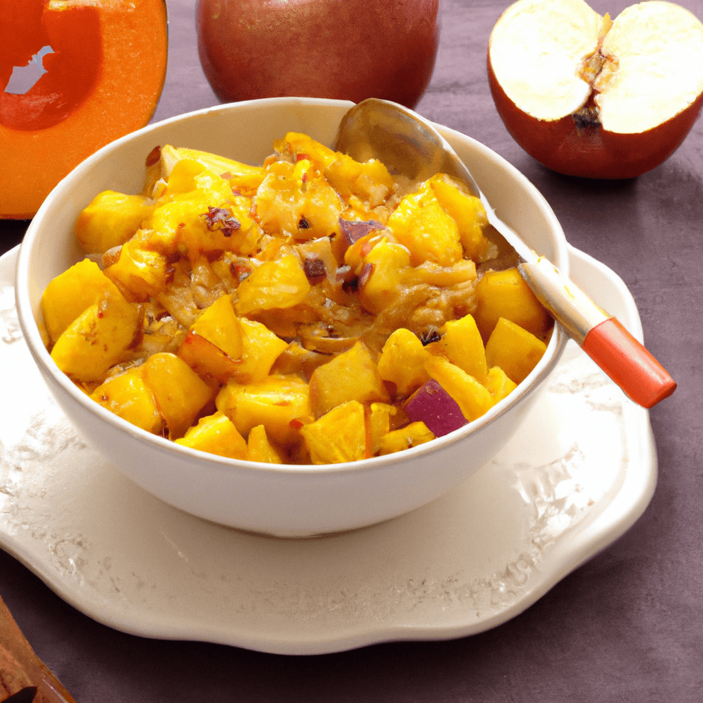 Curried Sweet Potato Apple Pilaf #2 Representation of a cookedCurried Sweet Potato Apple Pilaf #2