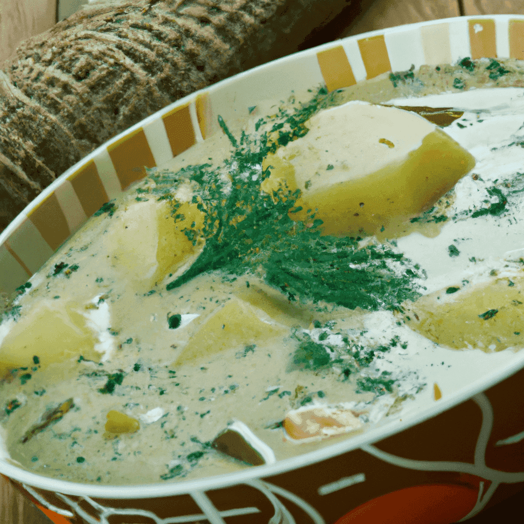 Delicious Potato Dill Soup Recipe Representation of a cookedDelicious Potato Dill Soup Recipe
