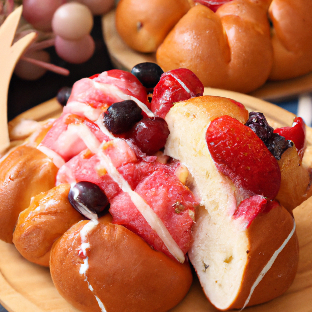 Delicious Strawberry Grape Bread Representation of a cookedDelicious Strawberry Grape Bread