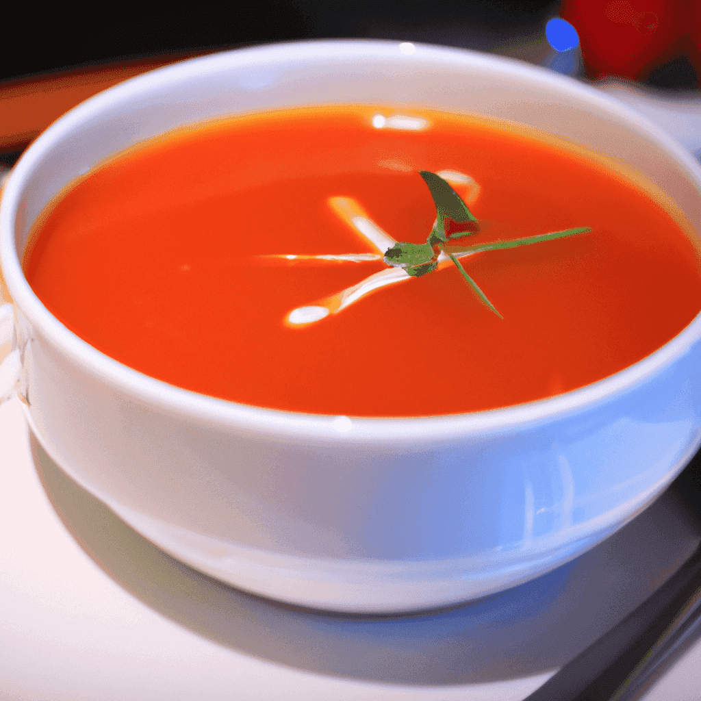 Delicious Tomato Soup Representation of a cookedDelicious Tomato Soup