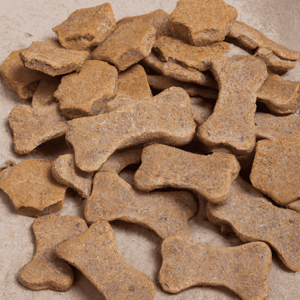 Homemade Dog Biscuits with Whole Wheat Flour Representation of a cookedHomemade Dog Biscuits with Whole Wheat Flour