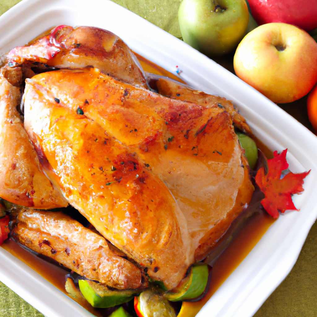 Roast Turkey with Apple Cider Glaze Representation of a cookedRoast Turkey with Apple Cider Glaze