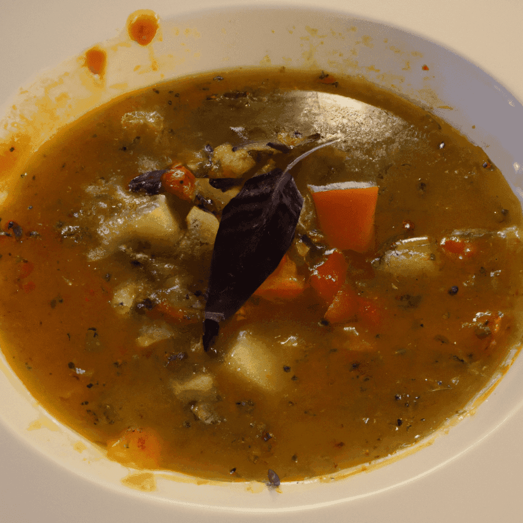 Roasted Vegetable Broth #2 Representation of a cookedRoasted Vegetable Broth #2