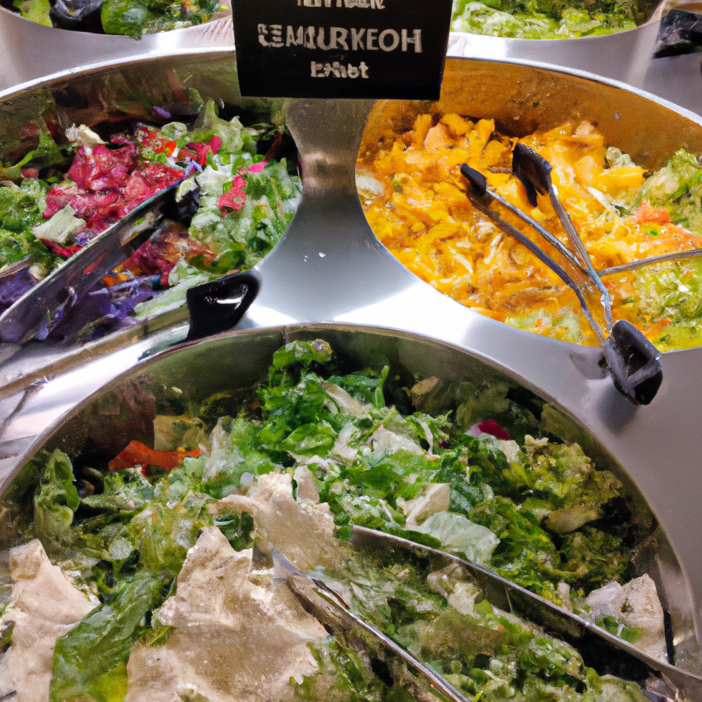 Salad Bar Salad: A Healthy Alternative to Heavy Dressings and Toppings Representation of a cookedSalad Bar Salad: A Healthy Alternative to Heavy Dressings and Toppings