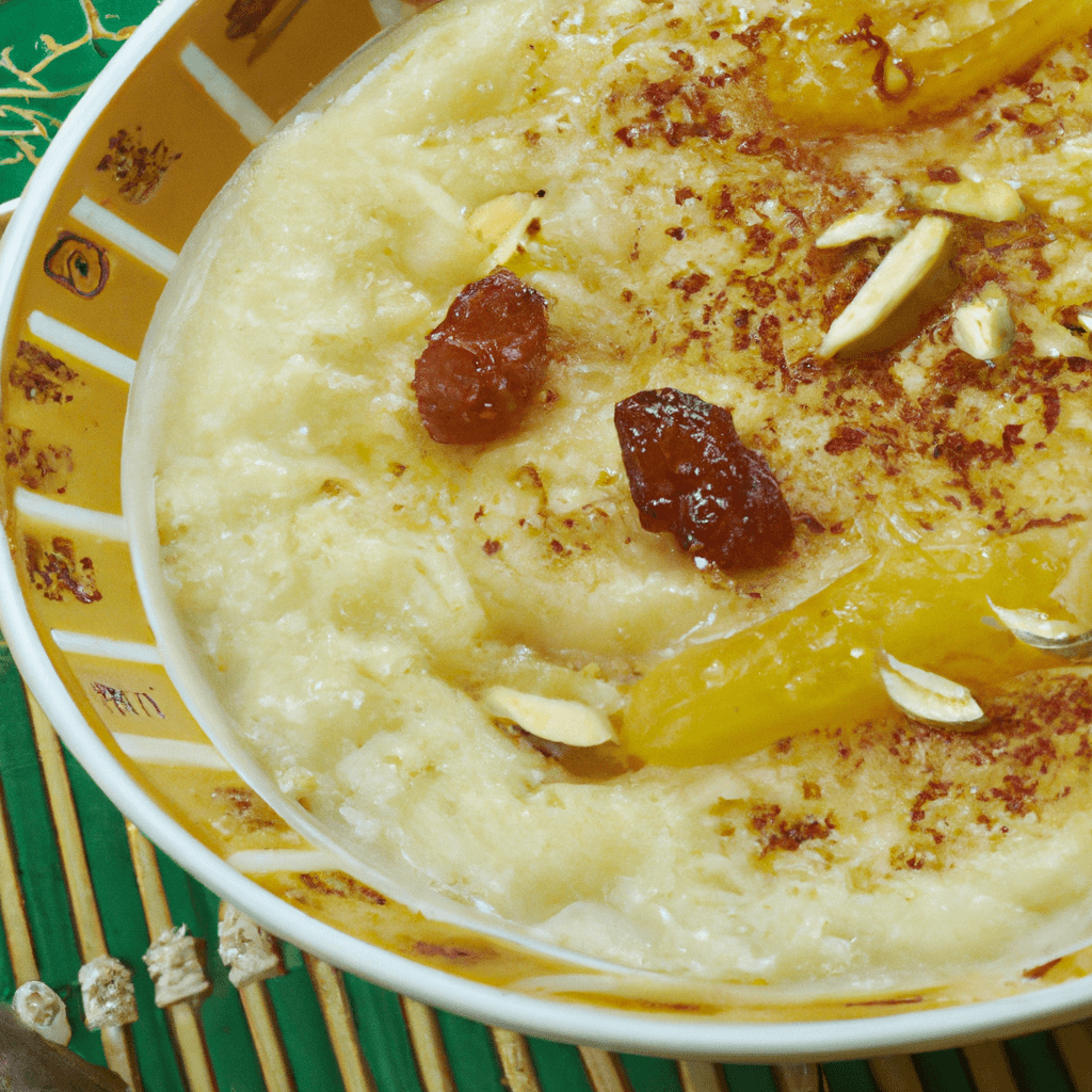 Sharifeh Saee’s Shole-e Zard – Persian Rice Pudding Representation of a cookedSharifeh Saee’s Shole-e Zard – Persian Rice Pudding