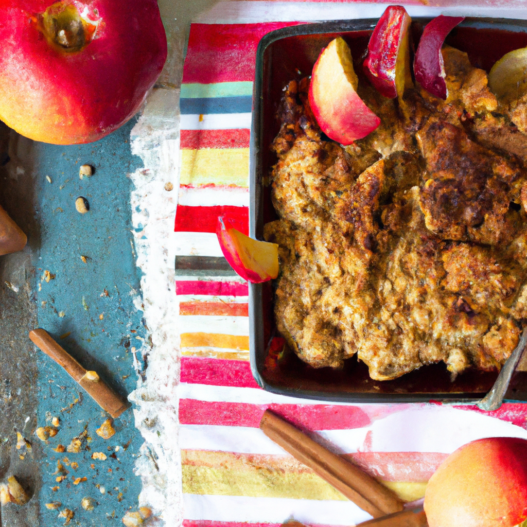 Spicy Autumn Apple Crisp Representation of a cookedSpicy Autumn Apple Crisp