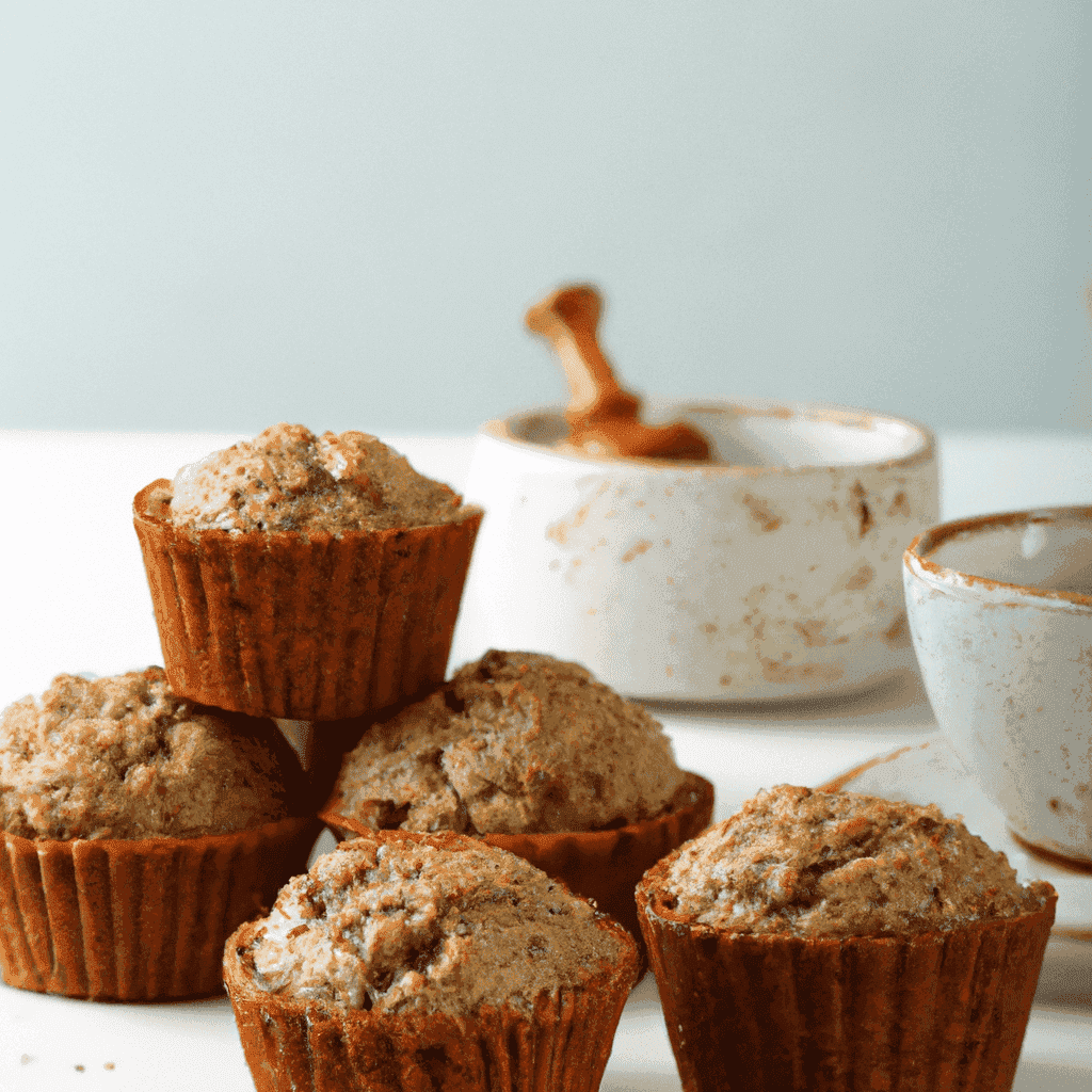 Vegan Bran Muffins for a Healthy Breakfast Representation of a cookedVegan Bran Muffins for a Healthy Breakfast
