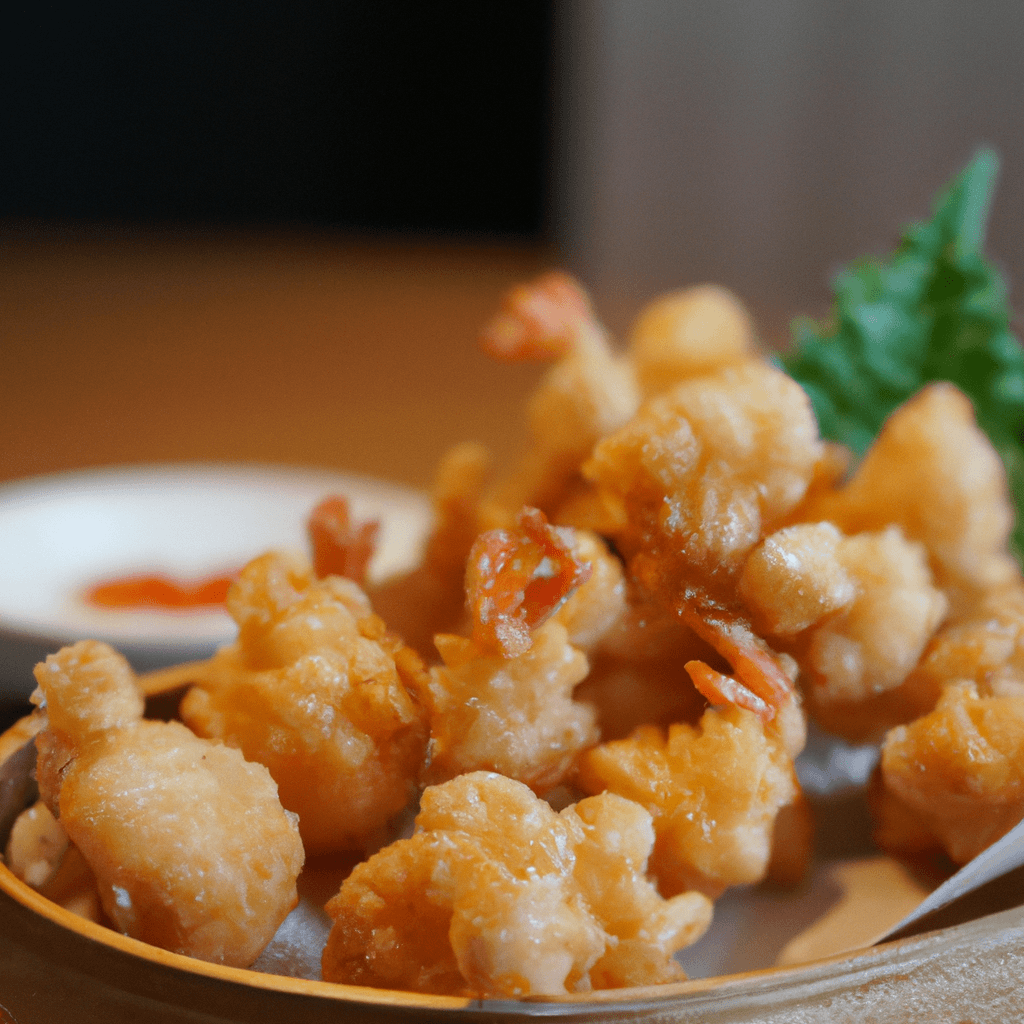 Crispy Popcorn Shrimp Representation of a cookedCrispy Popcorn Shrimp