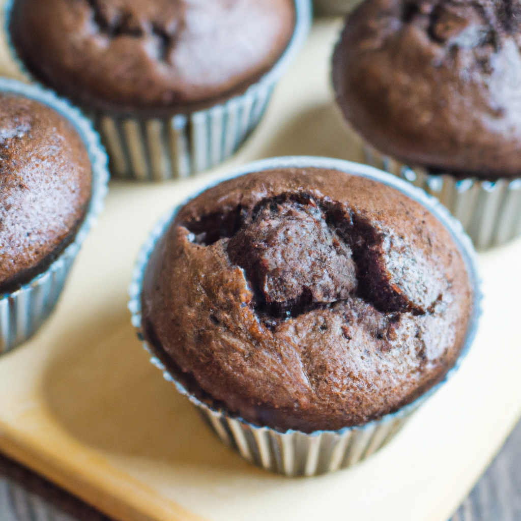 Delicious Lowfat Chocolate Muffins Representation of a cookedDelicious Lowfat Chocolate Muffins