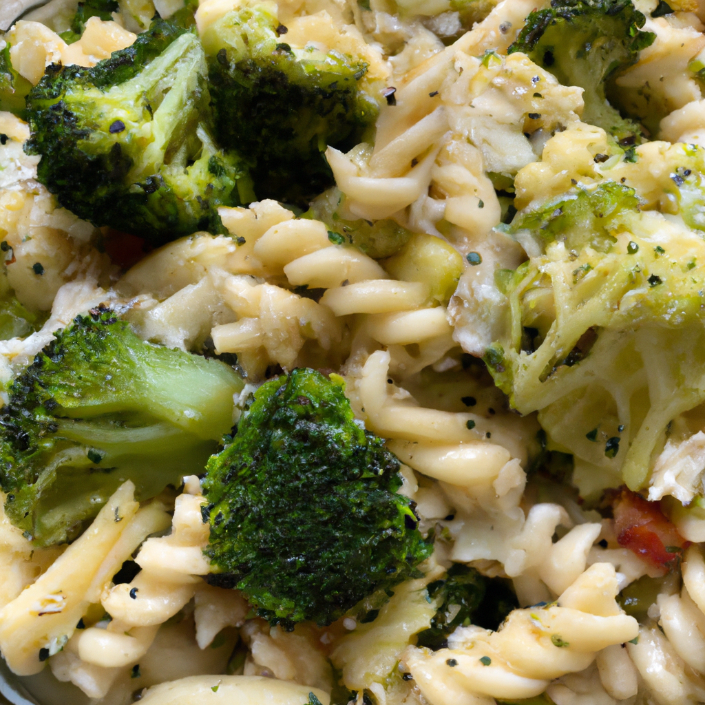 Delicious Pasta Salad #4 with Broccoli and Cauliflower Representation of a cookedDelicious Pasta Salad #4 with Broccoli and Cauliflower