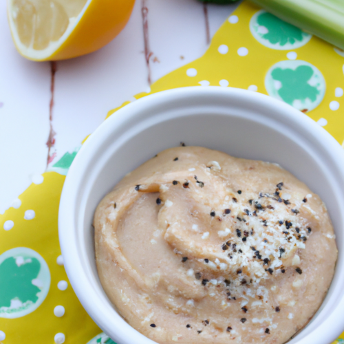 Healthy Lemon Sesame Dip Representation of a cookedHealthy Lemon Sesame Dip
