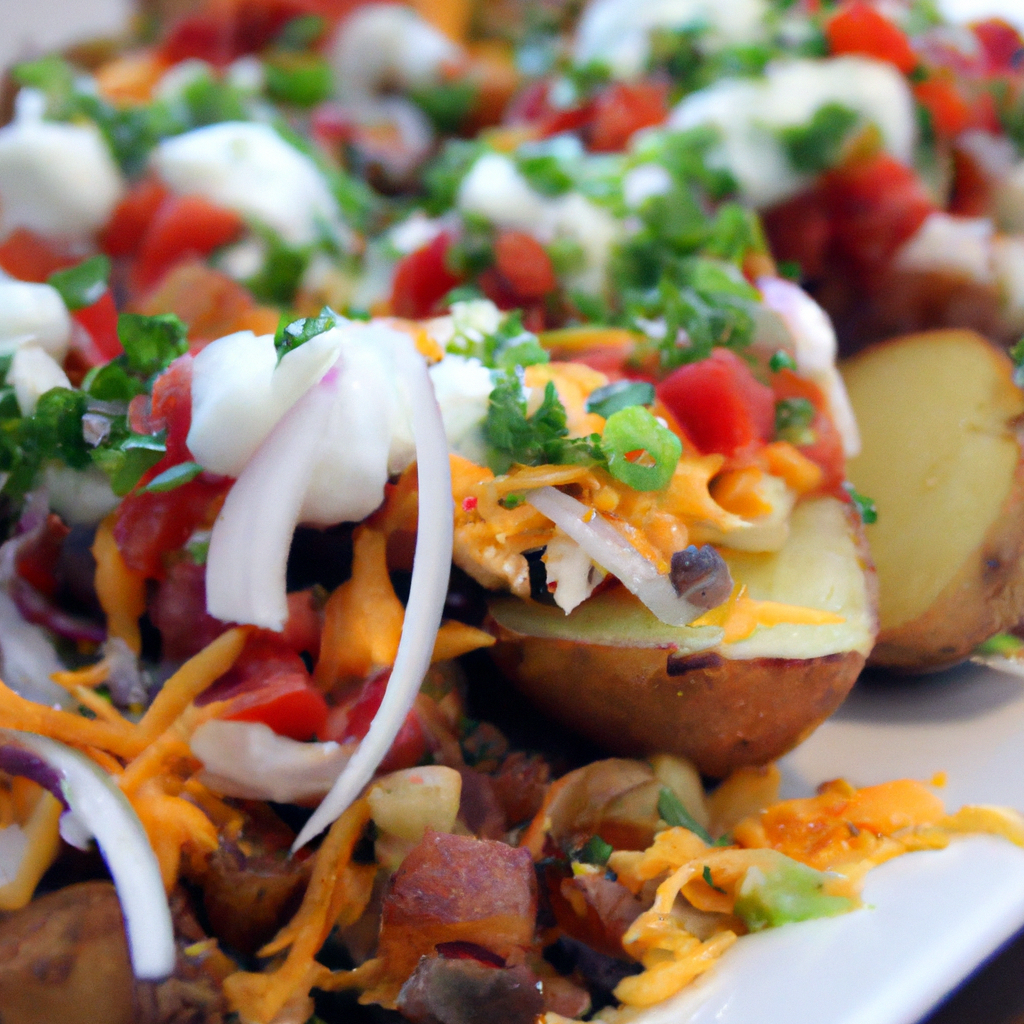 Healthy Southwestern Potato Topping Representation of a cookedHealthy Southwestern Potato Topping