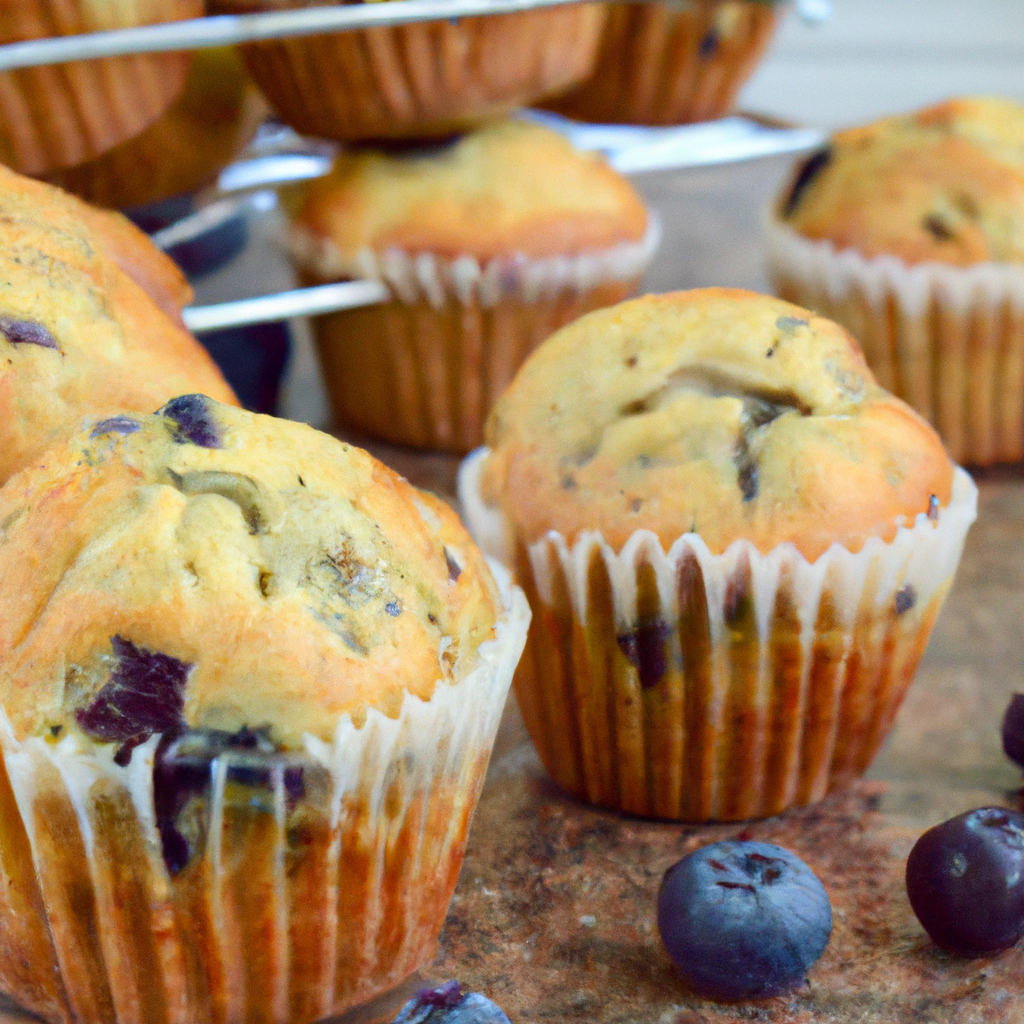 Lowfat Blueberry Muffins