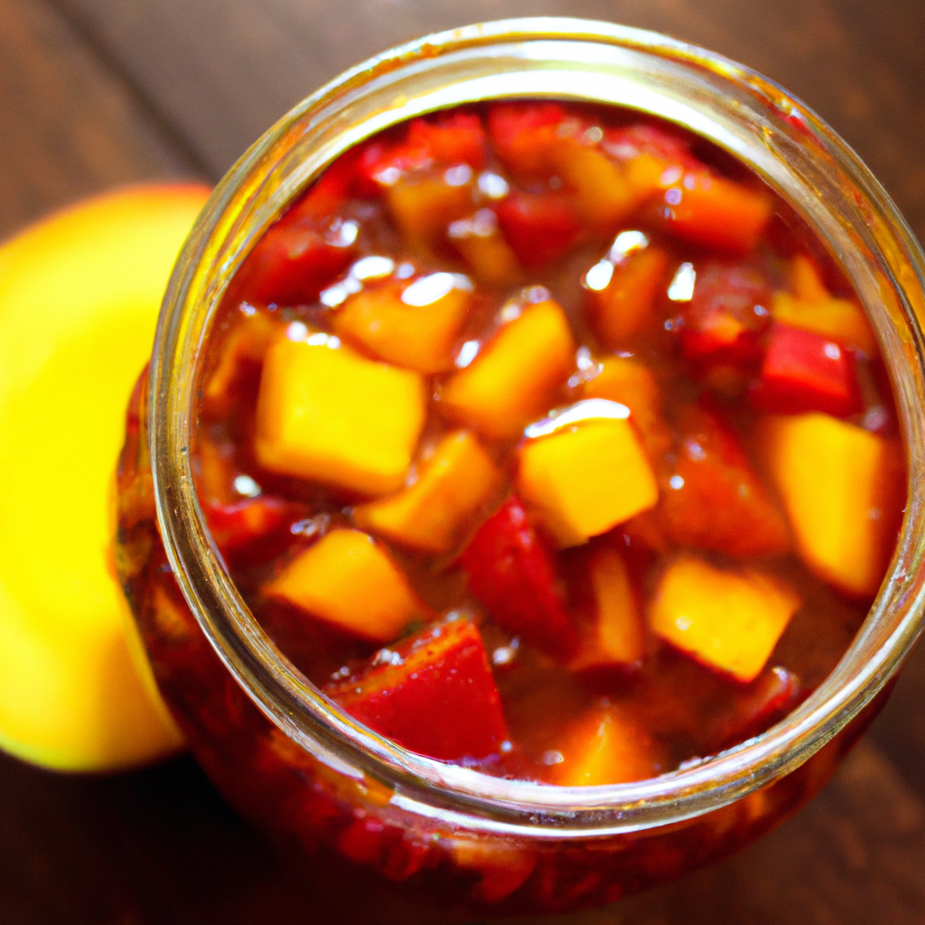 Mango-Raspberry Compote – A Sweet & Tangy Condiment Representation of a cookedMango-Raspberry Compote – A Sweet & Tangy Condiment