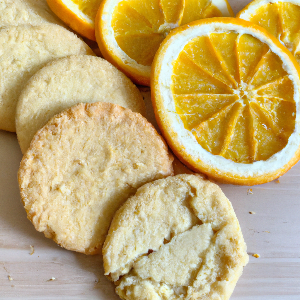 Crispy Orange and Lemon Cookies Representation of a cookedCrispy Orange and Lemon Cookies