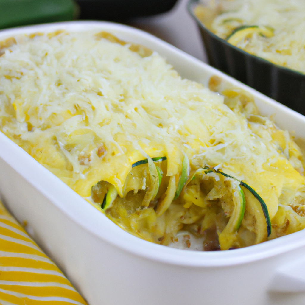 Spaghetti Squash and Zucchini Casserole Representation of a cookedSpaghetti Squash and Zucchini Casserole