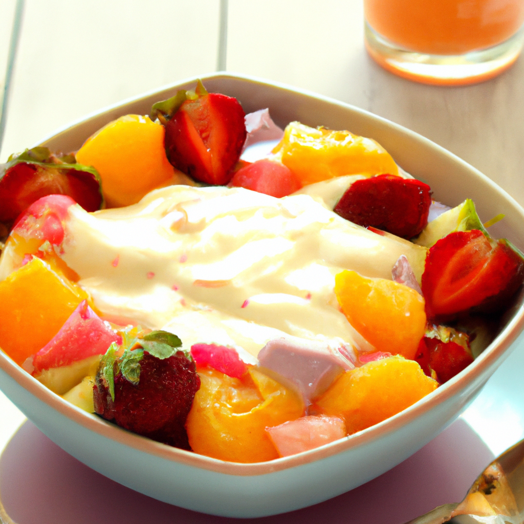 Sunset Yogurt Salad – A Refreshing Summer Treat Representation of a cookedSunset Yogurt Salad – A Refreshing Summer Treat