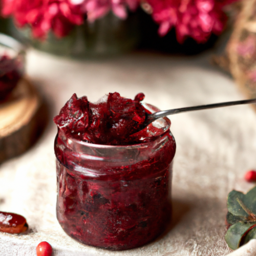 Cranberry Chutney: A Sweet and Tangy Condiment Representation of a cookedCranberry Chutney: A Sweet and Tangy Condiment