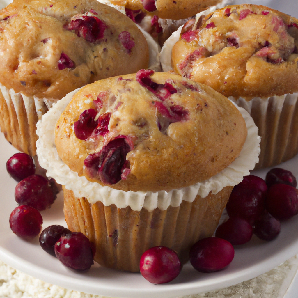 Cranberry Muffins a Delicious and Healthy Treat Representation of a cookedCranberry Muffins a Delicious and Healthy Treat