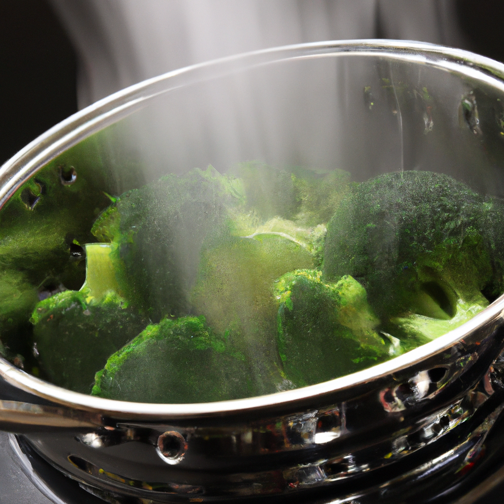 How to Steam Broccoli for Perfection Representation of a cookedHow to Steam Broccoli for Perfection