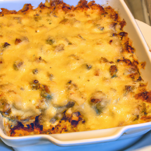Swiss Chicken Casserole – A Quick and Easy Dinner Solution Representation of a cookedSwiss Chicken Casserole – A Quick and Easy Dinner Solution