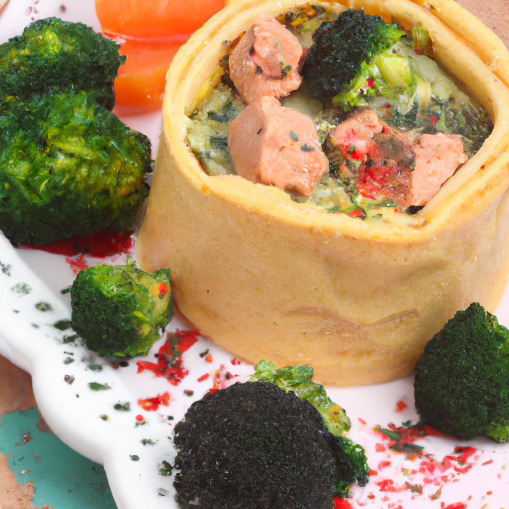 Tasty Tuna Broccoli Souffle Representation of a cookedTasty Tuna Broccoli Souffle
